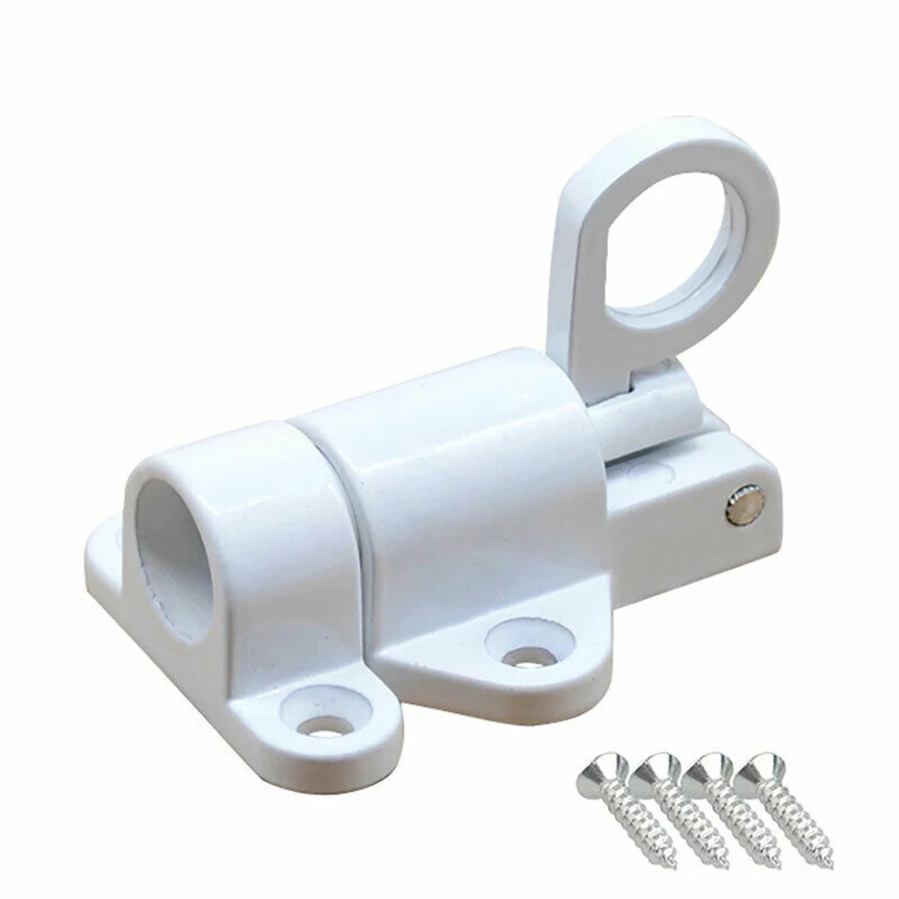 1 Set Latch Bolt Easy To Install With Screws High Quality Spring Loaded 58 X 44 Mm Aluminum Alloy Suitable For Home