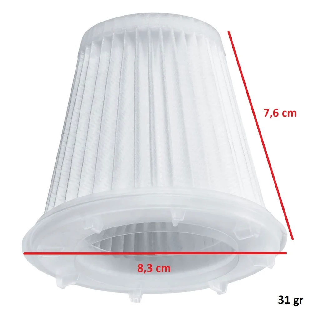 สำหรับ Black & Decker CHV1400 Chvv1560 CHV1560 CHV9600เครื่องดูดฝุ่น Conical Hepa Filter