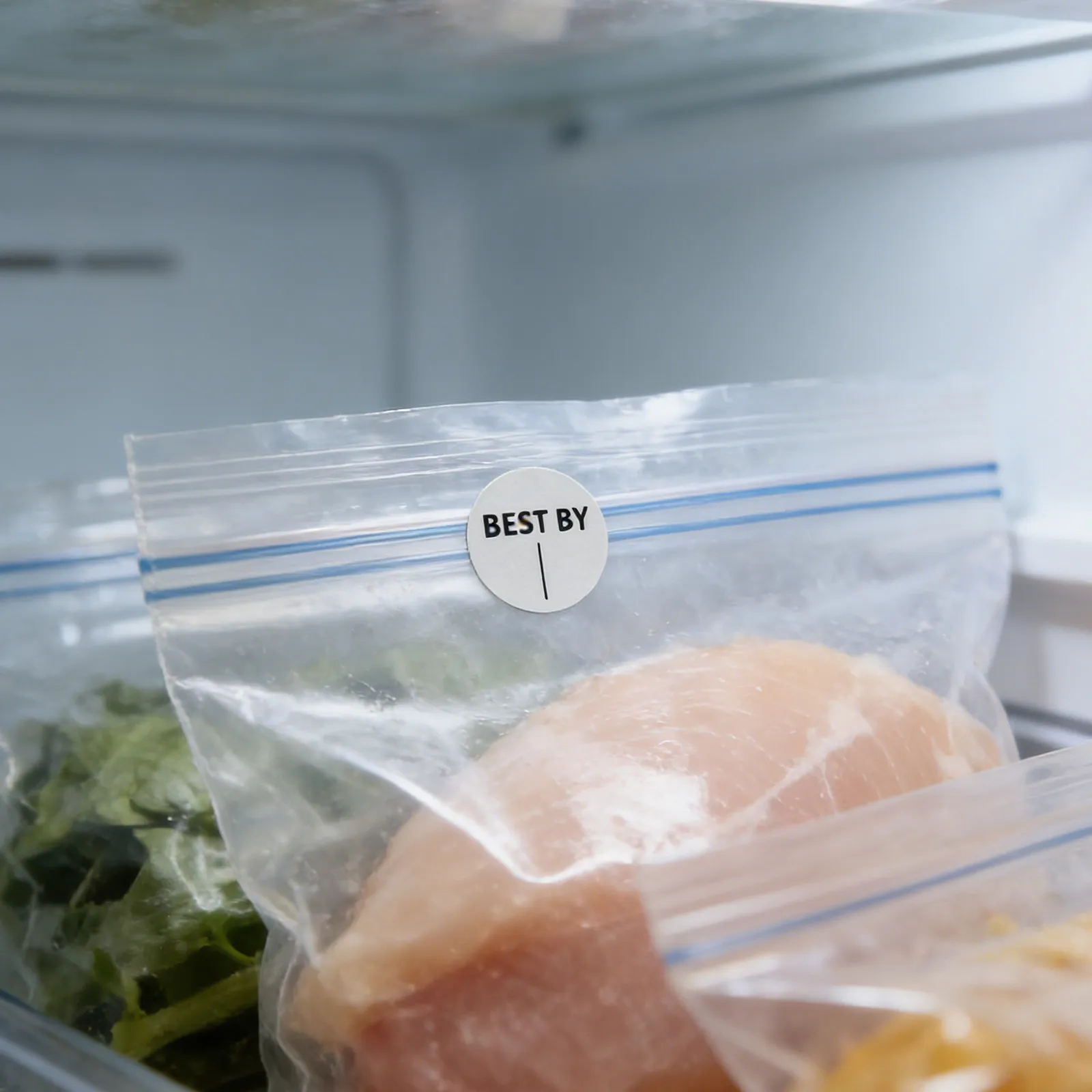10Sheets Food Expiry Labels High Adhesion Expiration Date Stickers for Freezer Fridge Restaurant Containers Food Safety