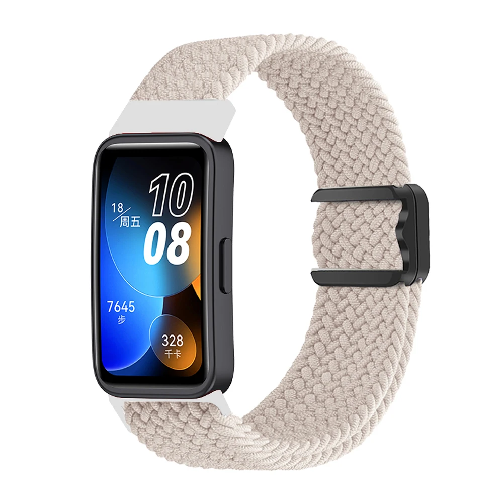 Magnetic Braided Loop for Huawei Band 9 8 Strap Accessories Adjustable Wristband Elastic Nylon Bracelet Correa Huawei Band9 band