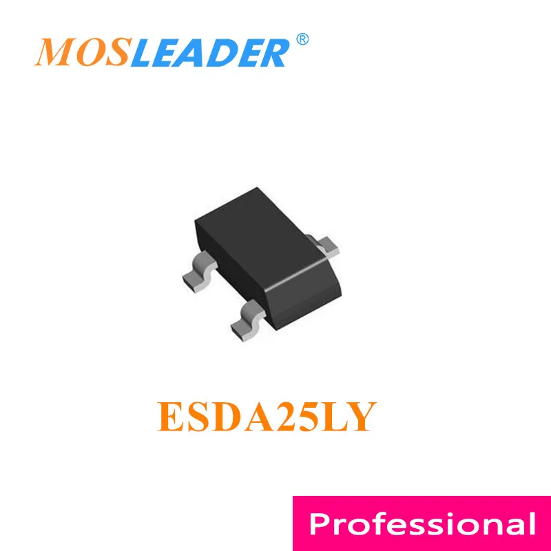 Mosleader ESDA25LY SOT23 3000 قطعة حماية ESD مصنوعة في الصين جودة عالية