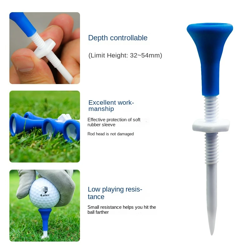 Caiton Kaidun Golf Tee Nieuwe Verstelbare Limit Ball Nail Ball Houder Golf Tee-Golfbenodigdheden Tee