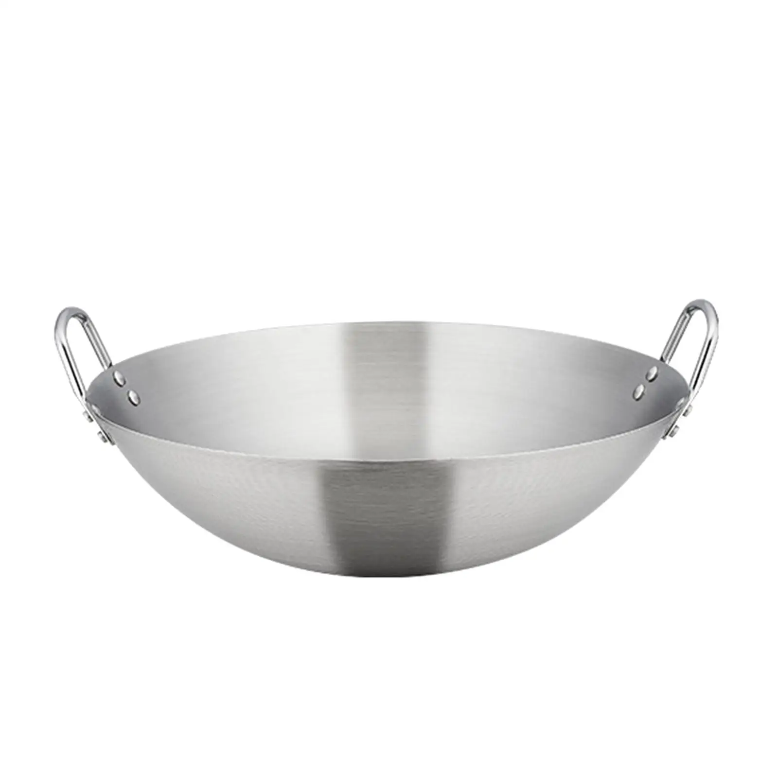 Steel Saute Pan Wok Pan Handle Cookware Frying Pan for Kitchen Cooking