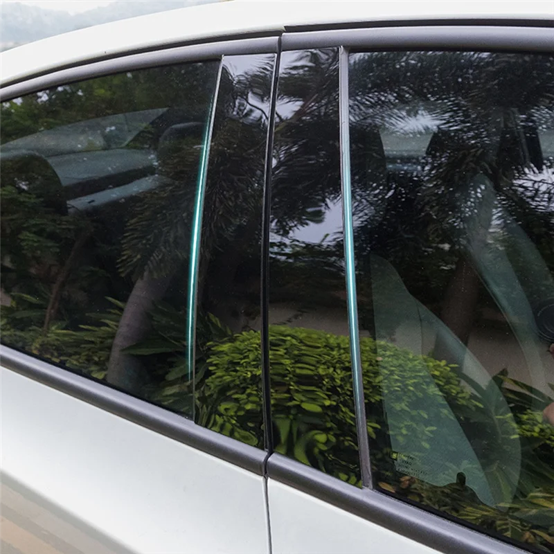 

Car Pillar Posts Door Window Trim Moldings Anti Scratch Stickers For Nissan Altima 2013-2018 Parts Glossy Black-A61E
