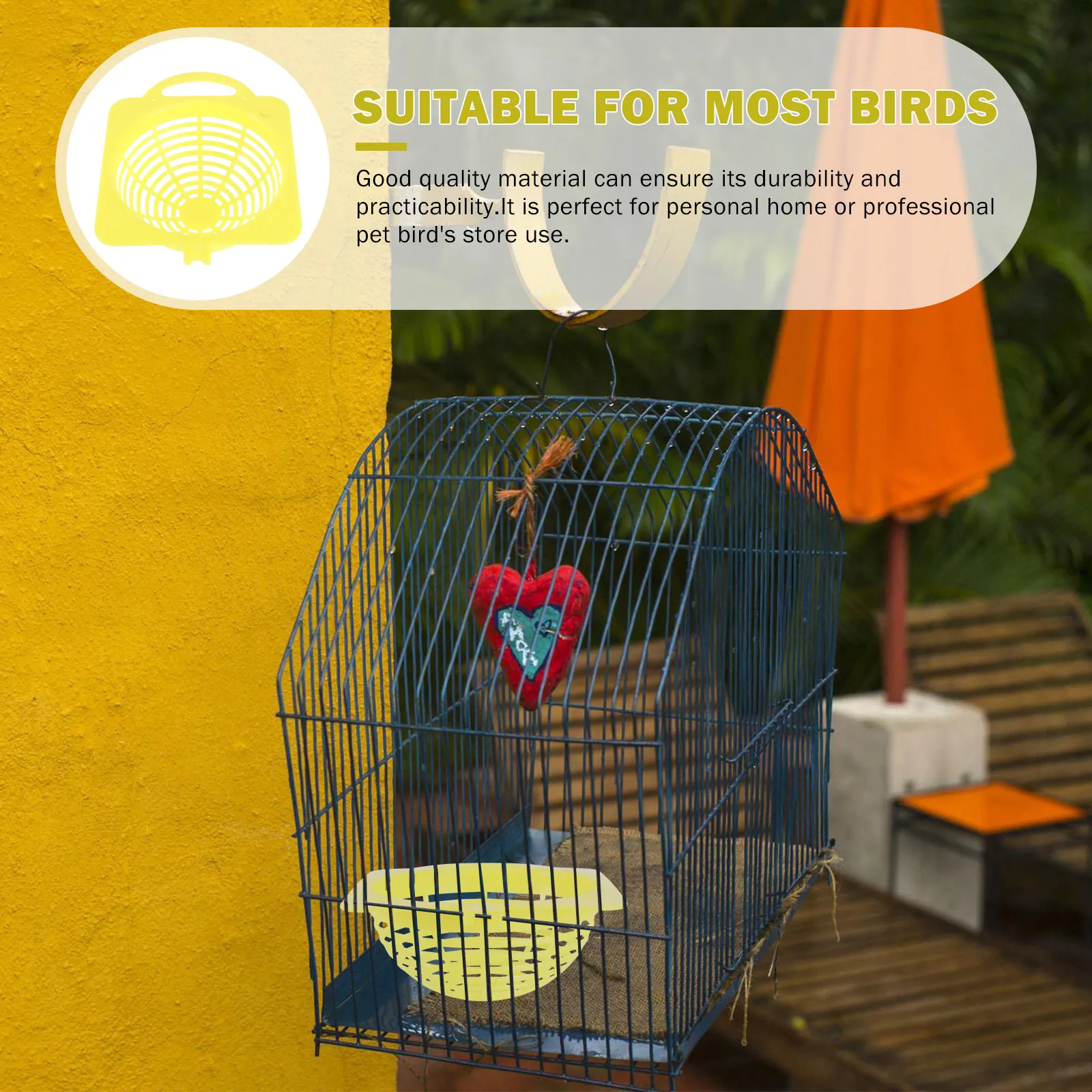 

2Pcs Parrot Nest Hatching Basins for Bird Breeding Suitable Most Parrots Small Birds Durable Plastic Practical Use Great Quality