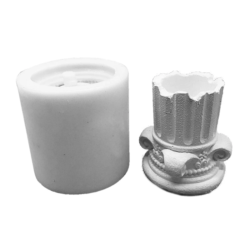 

DIY Toy Casting Silicone Mold Resin Mold Greek Pillars Flower Pot Making Tool Drop shipping