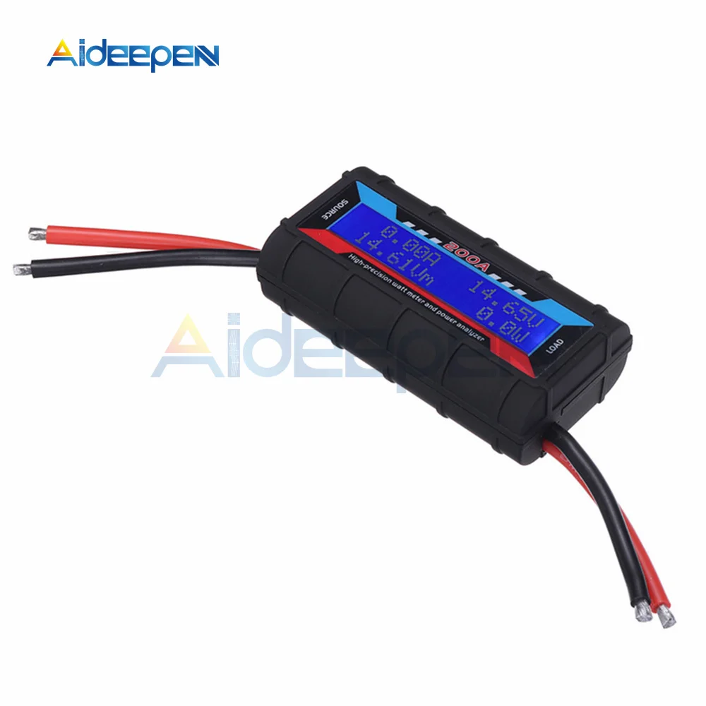 150A 200A Voltmeter Ammeter RC Car Battery Tester Voltage Power Energy Electric Current Monitor Meter Digital Wattmeter DC 6-60V