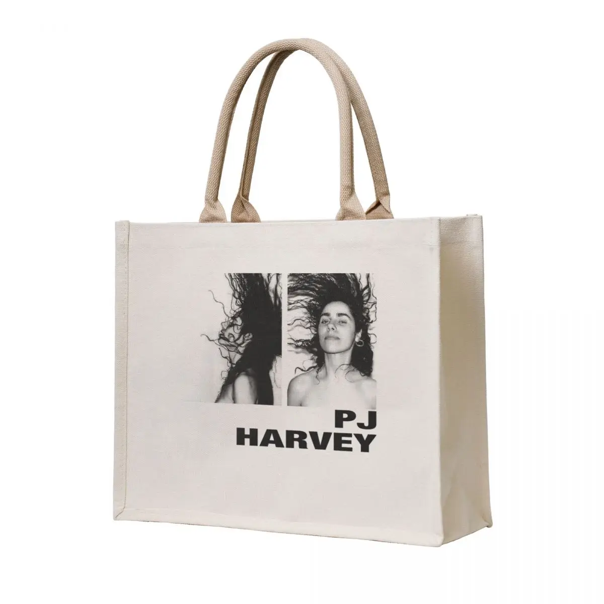 

Copy of Pj Harvey Graphic Tote Bag shopper bag women canvas custom fabric bag Canvas shoulder