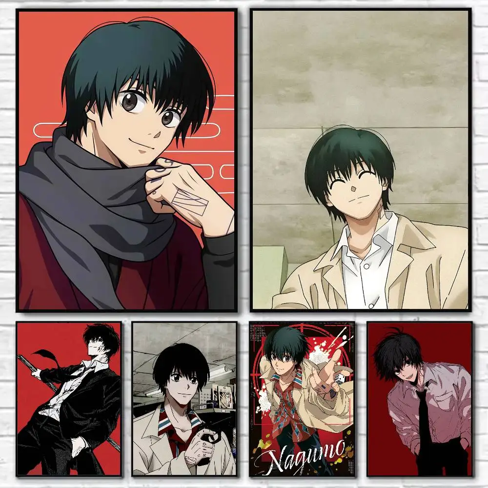 

Yoichi Nagumo Taro Sakamoto Poster Self-adhesive Art Waterproof Paper Sticker Coffee House Bar Room Wall Decor