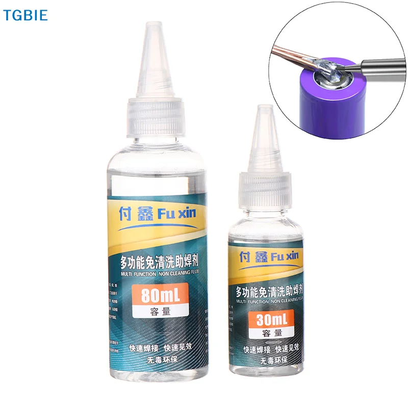 [TL][TL]30/80ml Strong Solder Flux Stainless Steel Flux Battery Repair Liquid Soldering Flux Welding Flux DIY Repair Tools