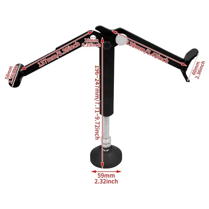 Foldable Stable Swingarm Lift Energy Saving Frame Dirt Bike Side Stand for Motorcycle Wheel Support Lifting Portable