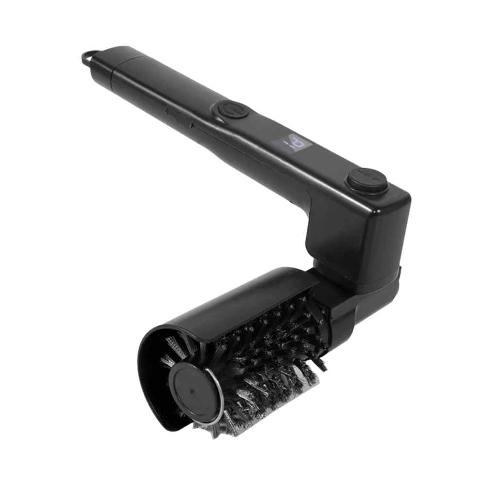 360 Degree Rotate LCD Display Electric BBQ Grill Brush 3 Speed Wireless BBQ Grill Cleaning Brush Hanging Adjustable Angle