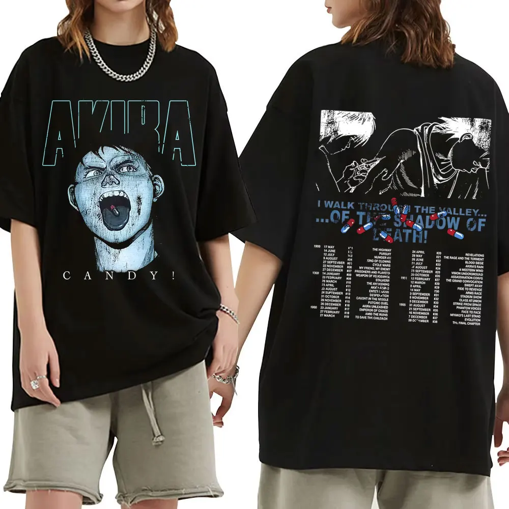 Japanese Science Fiction Cartoon Movie Anime Akira Shima Tetsuo Print T Shirt Men Fashion Casual T-shirt Male Vintage Streetwear - Image 3