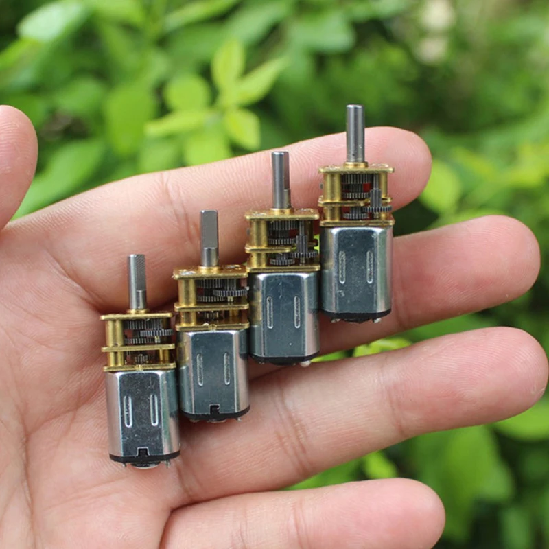 Цельнометаллическая коробка передач Micro Mini N20, редуктор 5 В, редуктор для самодельного робота-автомобиля, редуктор медленной скорости 28 об/мин, 1 шт.