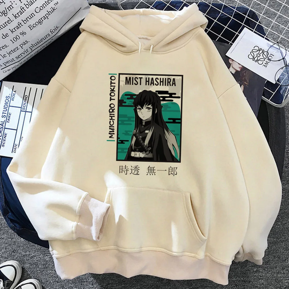 

Muichiro Tokito hoodie soft fabric graphic designer casual wear clothes for teens women tracksuits comfortable harajuku