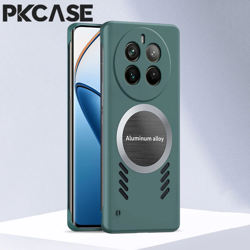 Магнитный чехол PKCASE с рассеиванием тепла для OPPO Realme 14 13 Pro Plus, охлаждающая задняя крышка для Realme GT 7 Pro 6T Neo 6 5 SE