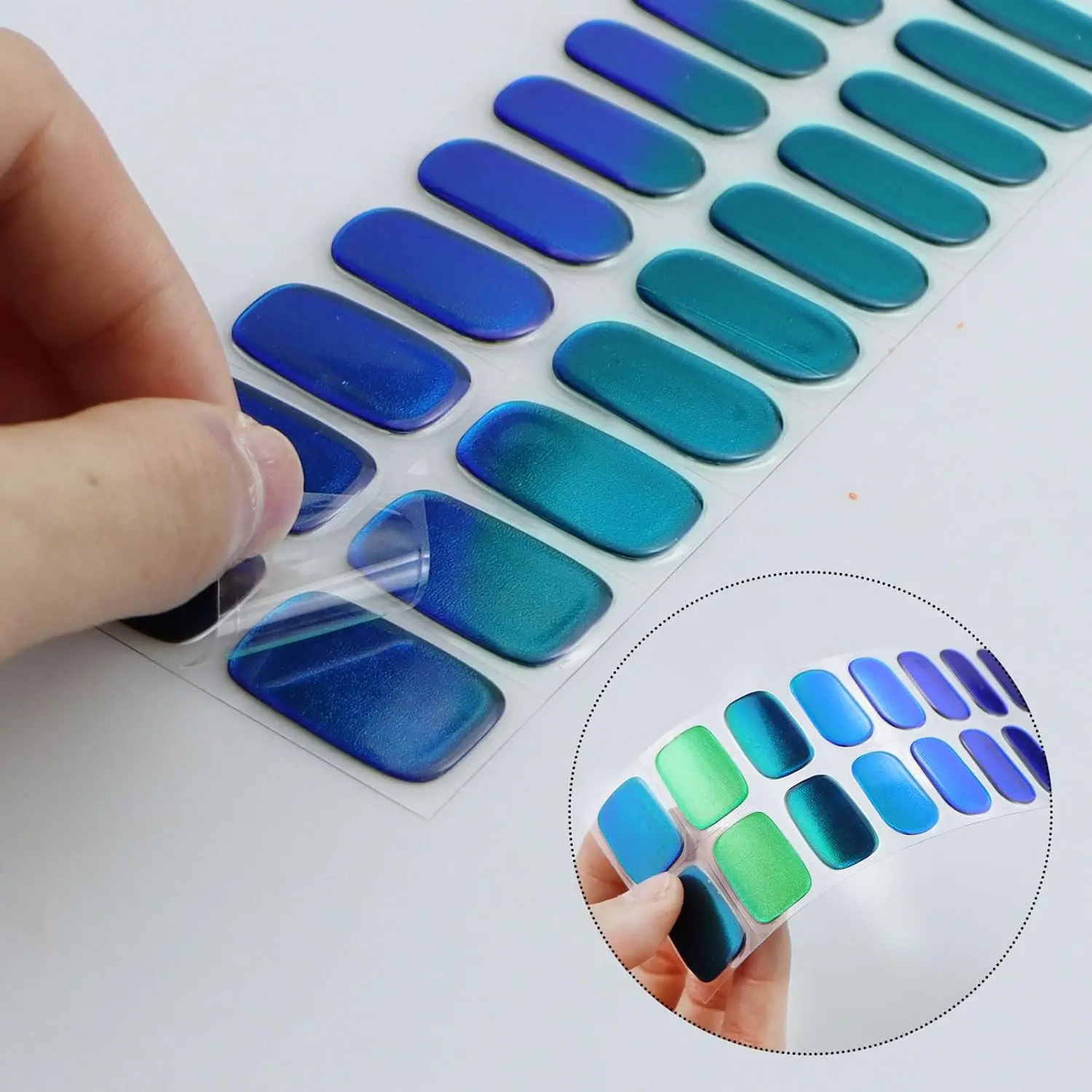 ジェルネイルステッカー グリッター ダークグリーン セミキュアジェルネイルストリップ ラップ UV/LED ネイルアート デザイン デコレーション アクセサリー