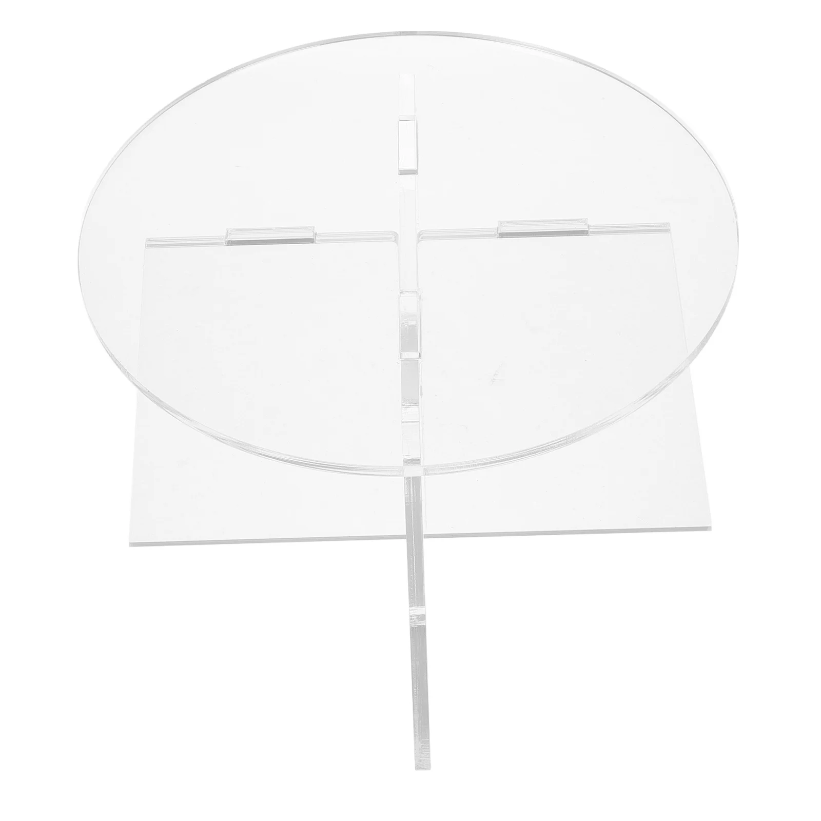 

Acrylic Stand Plant Holder For Home Space-Saving Modern Flowerpot Rack Smooth Surface Easy Clean Small Plant Storage Table Top