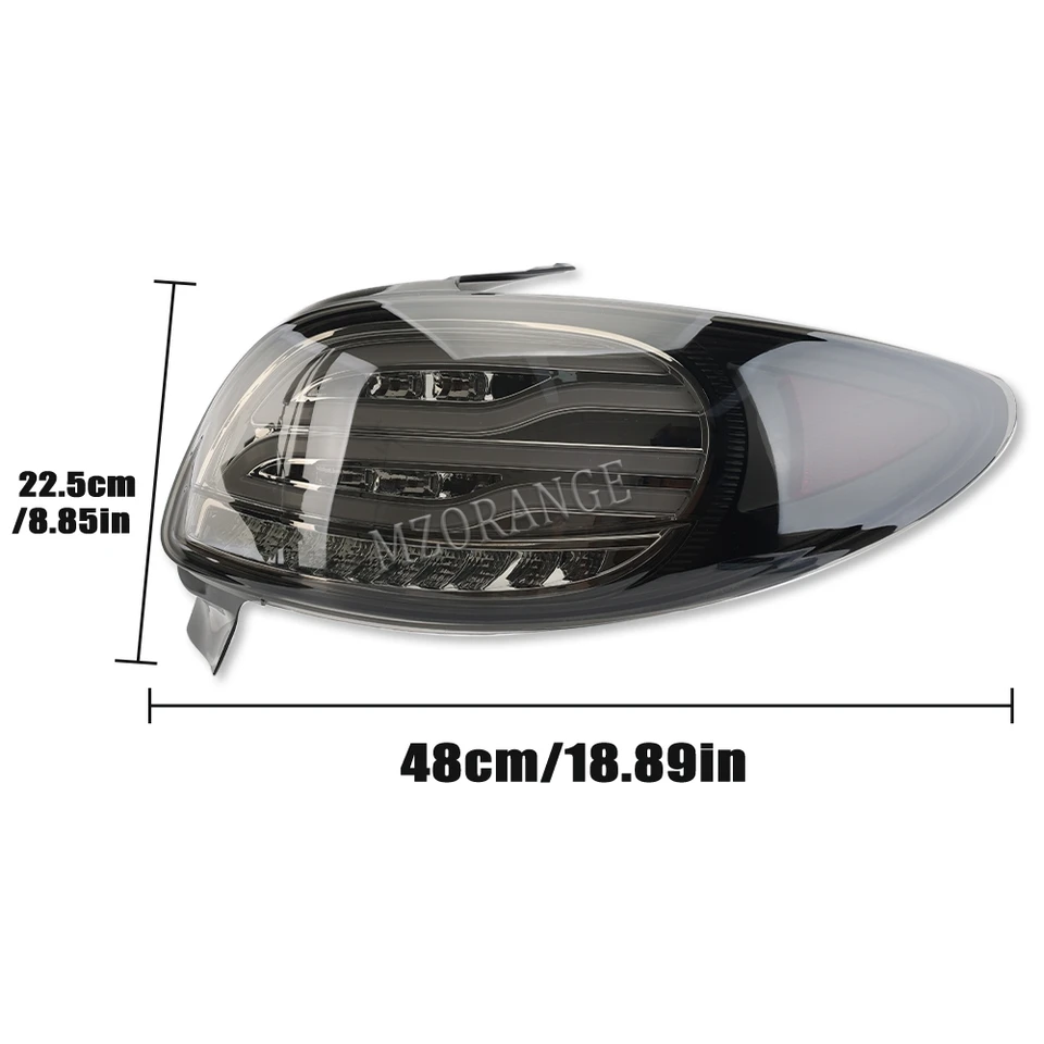 プジョー206 テールライト LED 12V グレイ レッド