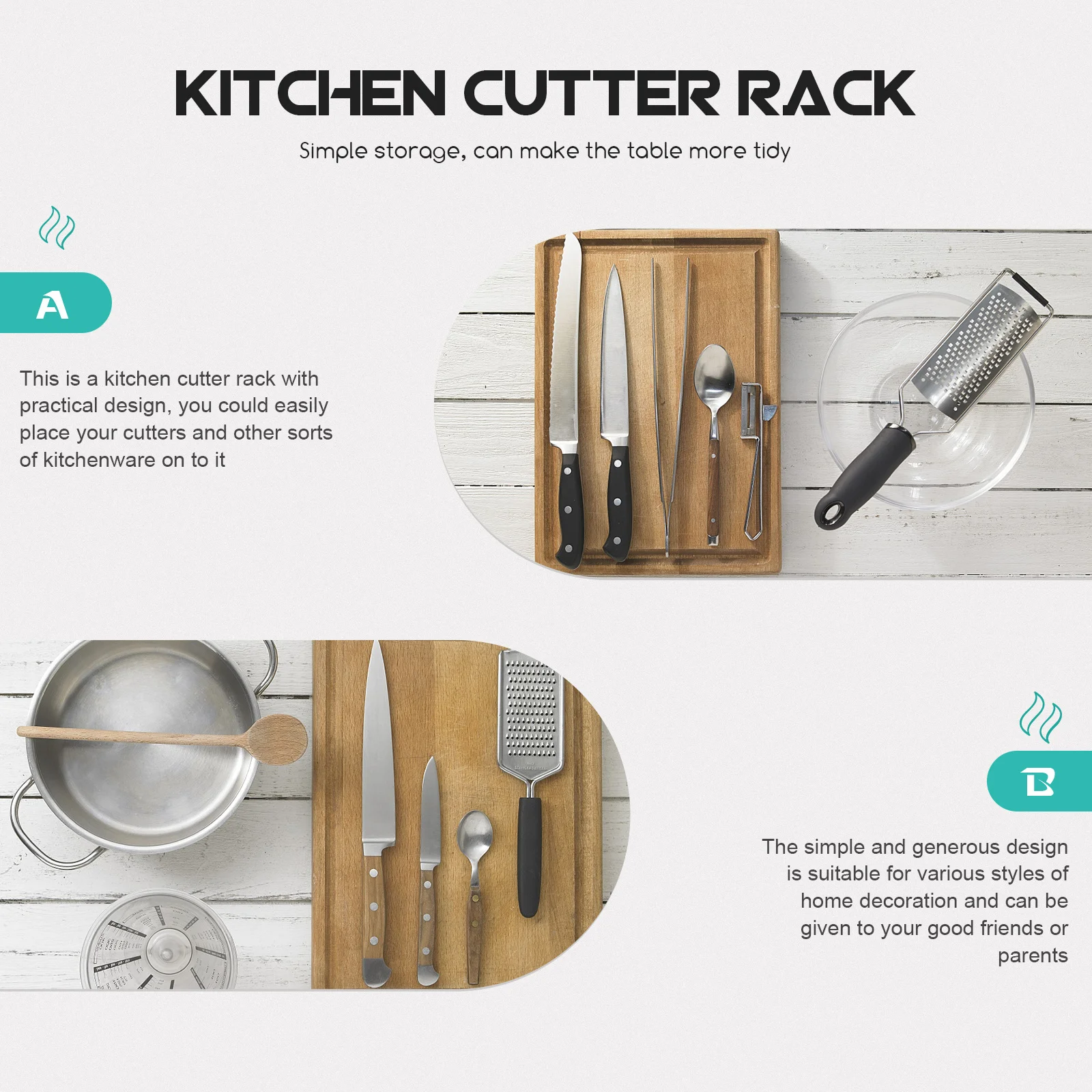 

Держатель для ножей, кухонный органайзер, пластиковая подставка для слива столовых приборов, многофункциональный держатель для посуды