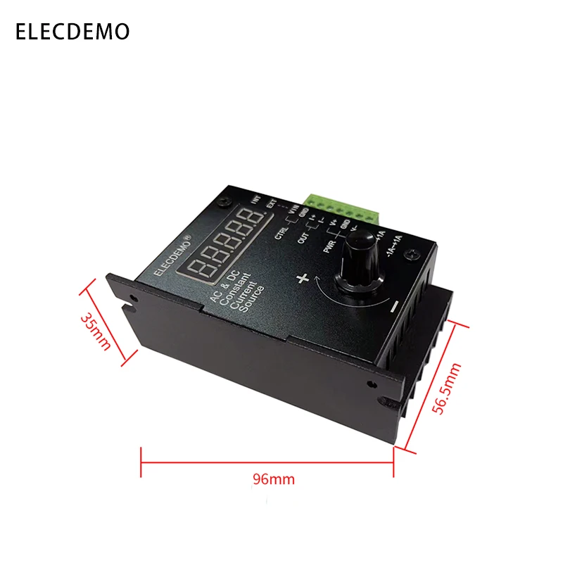 Imagem -05 - Tensão-controlado Constante Módulo de Fonte Atual Positivo e Negativo 100ma ac e dc Corrente Constante Ajustável Sour