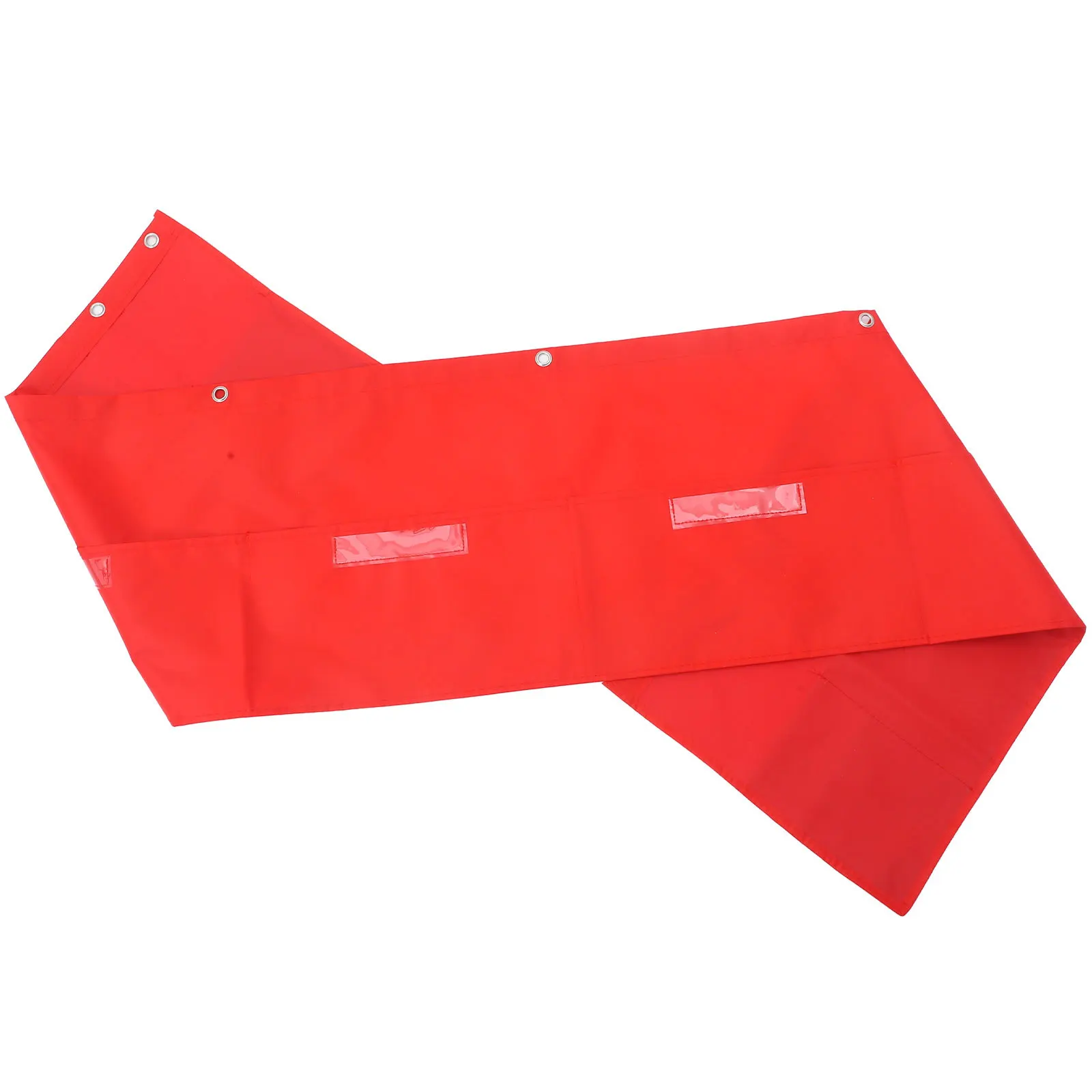 

1pc Wall Hanging Storage Bag 4 Pockets Large Opening File Organizer For Office Classroom Wall Mounted Pouch Foldable Storage