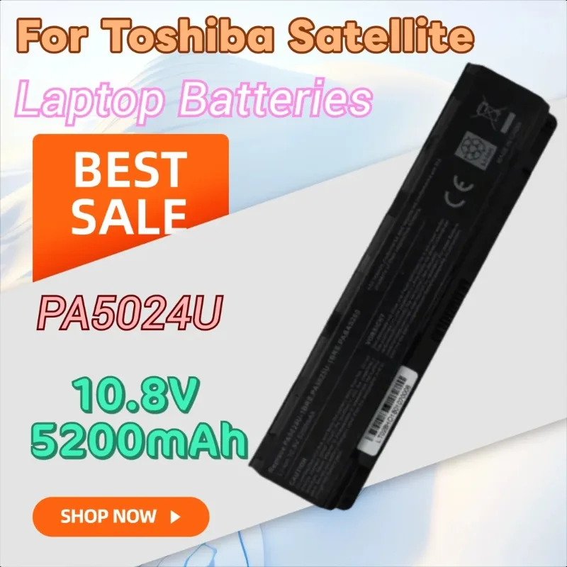 

10,8 В 5200 мАч PA5024U аккумулятор для ноутбука Toshiba Satellite P855 P870 P875 S800 S840 S845 S850 S855 S875 PABAS260 M801 PABAS261