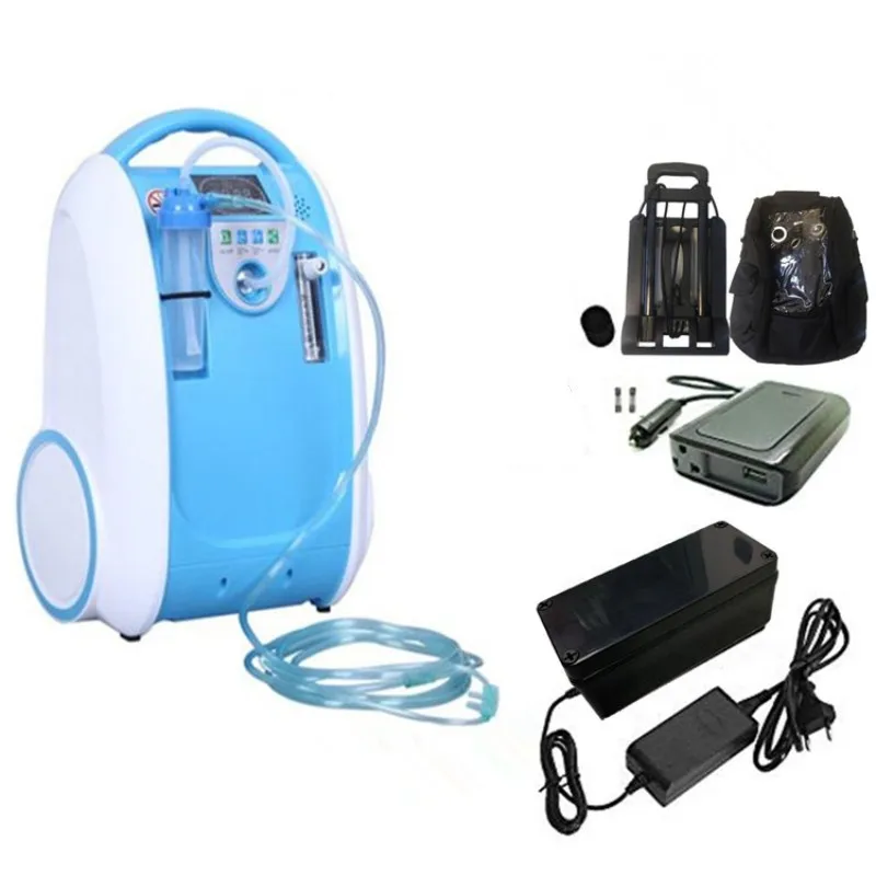 24hours Continuous Oxygen Concentrator Outdoor Use Oxygen Generator Room Oxygen Chamber 5L Portable Oxygen Generator