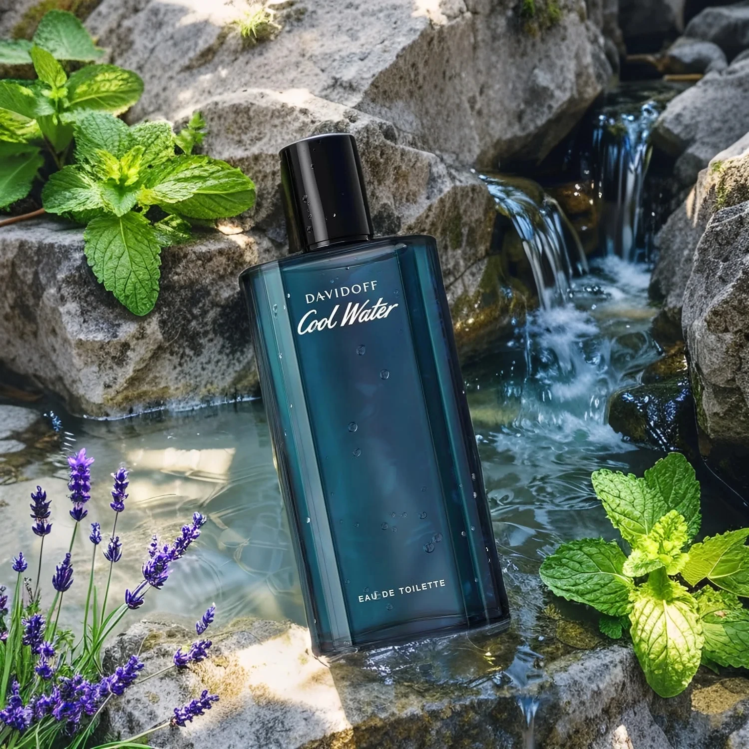 بخاخ Davidoff Cool Water Eau de Toilette للرجال، كولونيا عطرية طازجة تدوم طويلاً، عطر كلاسيكي 125 مل / 4.2 أونصة #2