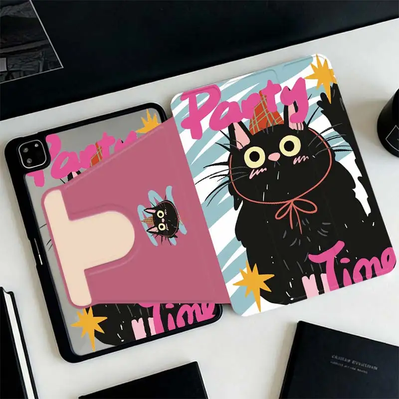 Tri-Fold 360° Rotation Smart Case For IPad Mini6 8.3 Pro 10.5 Pro11 iPad A16 2025 11 Air11/13 iPad 10.2 7/8/9 4/5 10.9 10th