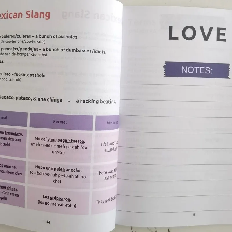 本物のスペイン語ノート 言語学習ノート
