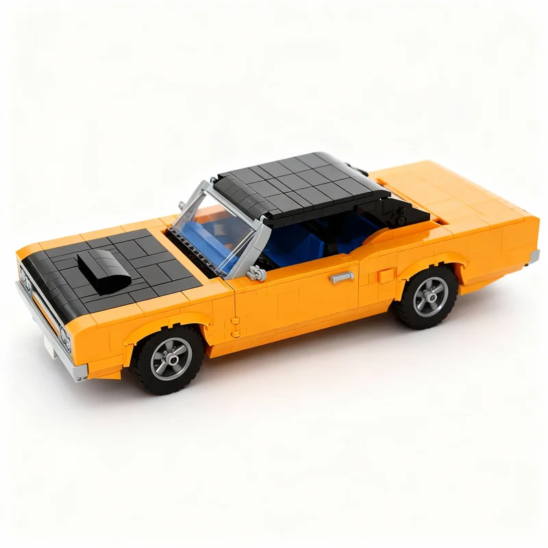

1633pcs MOC Plymouth Roadrunner Cars Model Building Blocks Construction Toy Christmas Gifts DIY Creative Idea Education Birthday