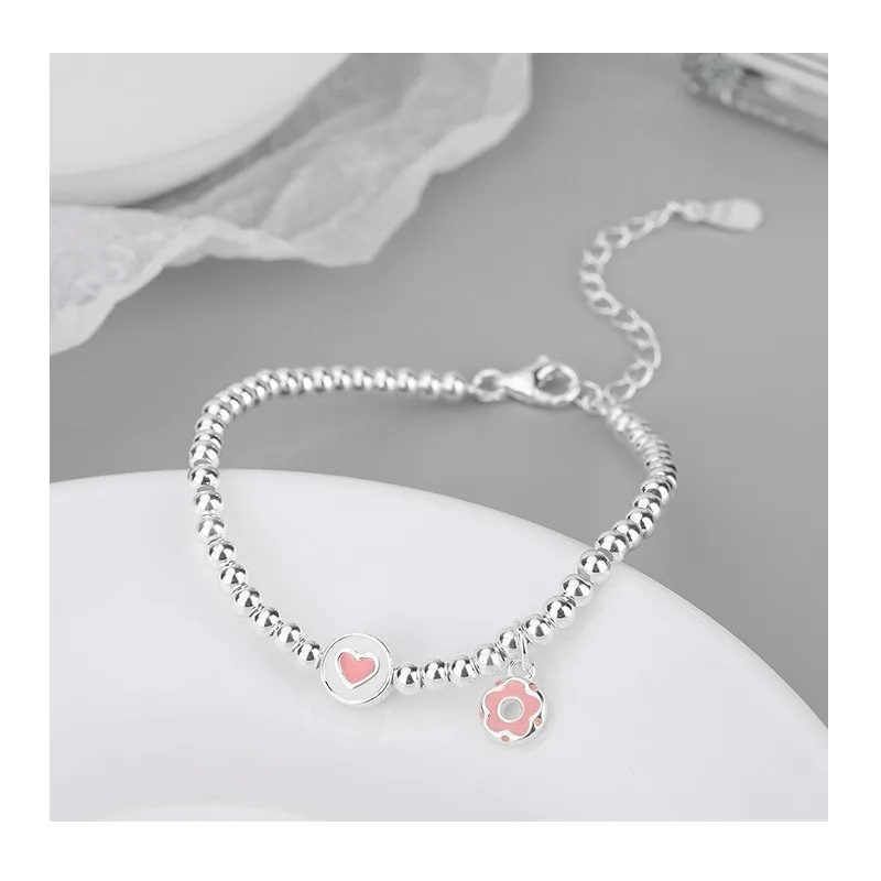 

Kaleni Love Donut Bracelet Bead Enamel Sweet Bracelet Girlfriend Bracelet