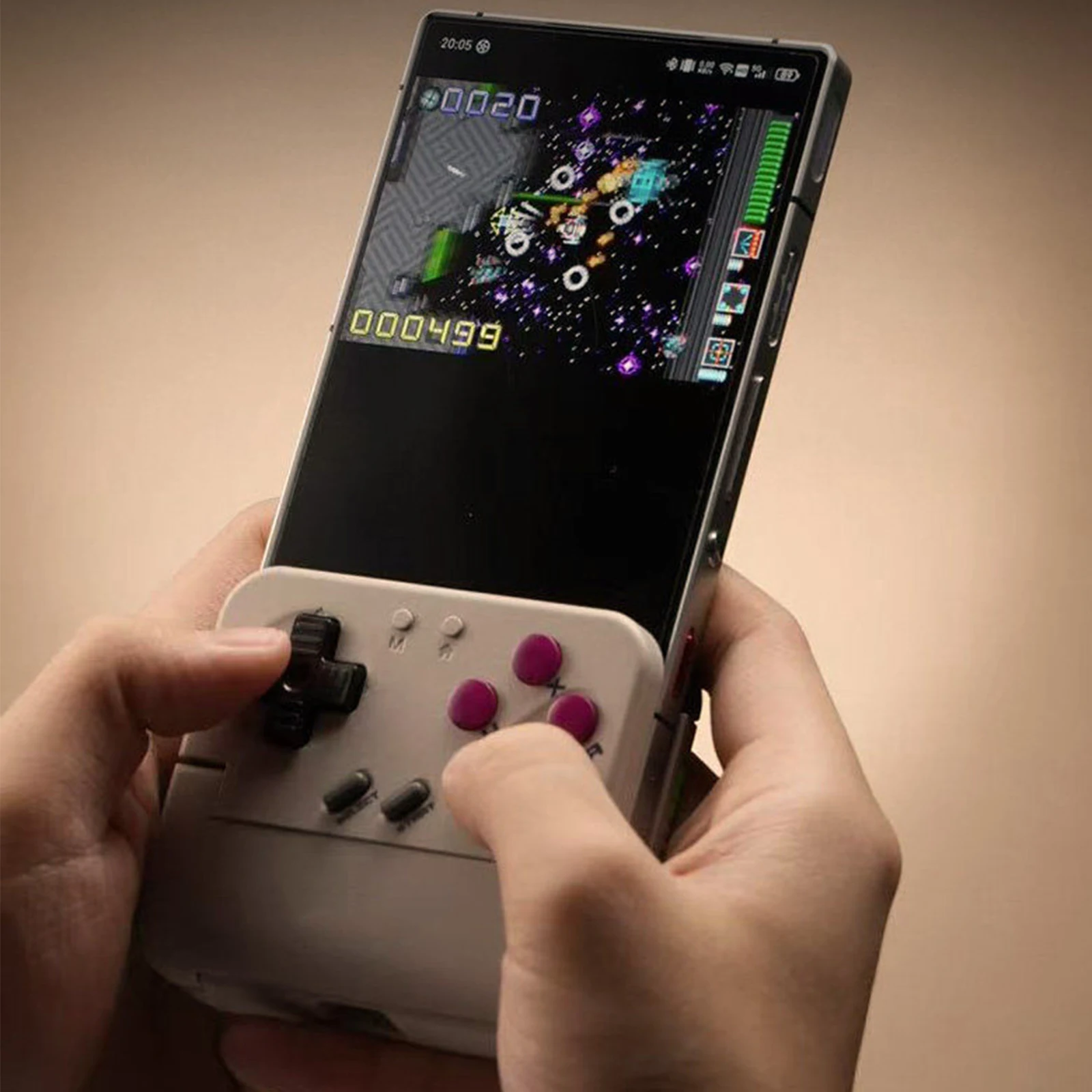 Novo Controle Sem Fio Retro Mini Taco com Carregamento Tipo-C, Console Portátil de Jogos com Fio para Simulador de Arcade