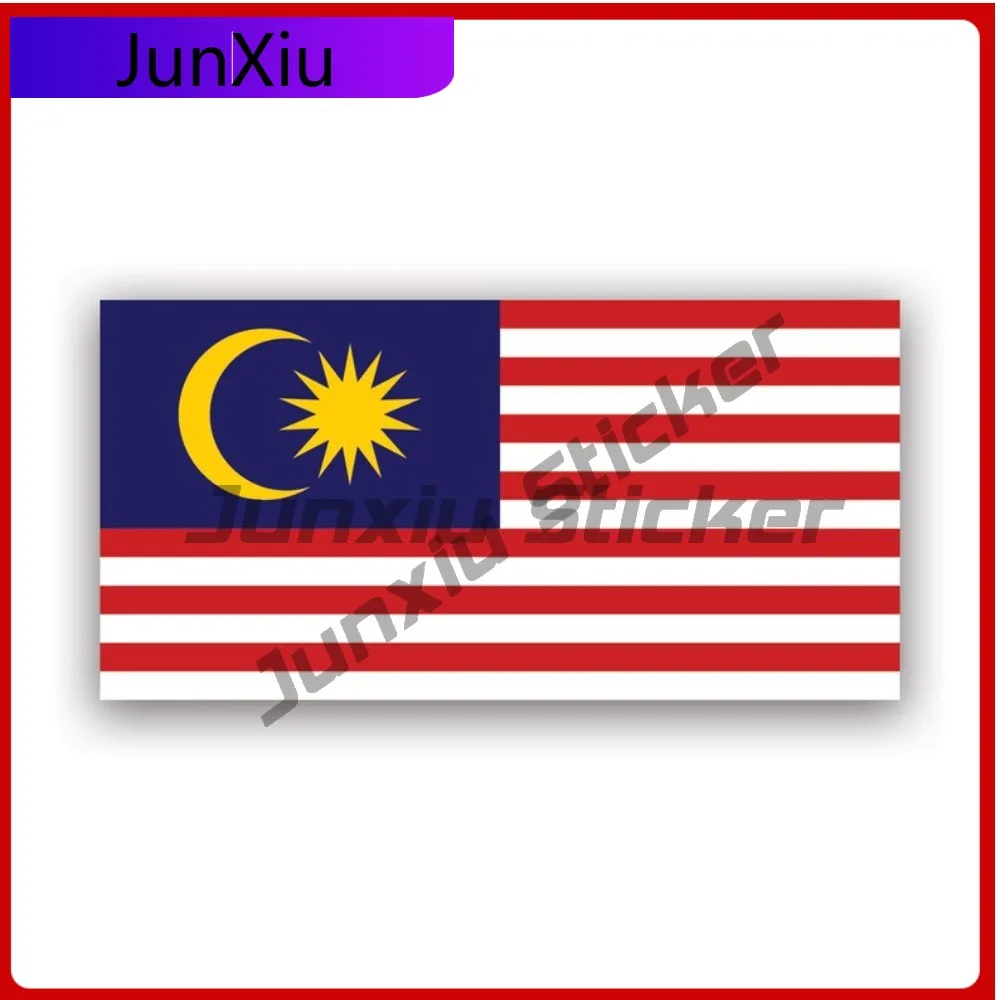 

Malaysian Flag Sticker Creative Decals State Flag Patriotic Car Sticker Vinyl Decal Waterproof Durable Sun Resistant For Car