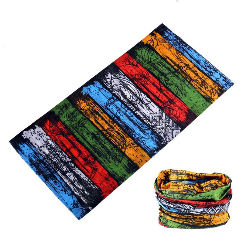 2025 New Fashion Stripe Design Face Bandana For Women Men Cycling Headbands Female Male Buffs Neck Scarf Balaclava Baff Turban