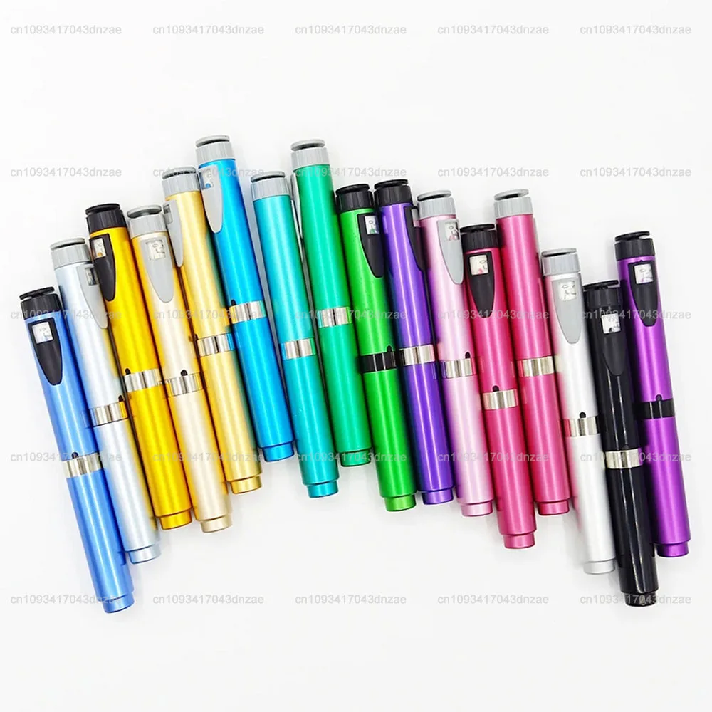 1pc Aluminum Insulin Pen Reusable Peptide Pen Device 60U Clean Adjustment Injection Pen Personal Health Care Product Accessories
