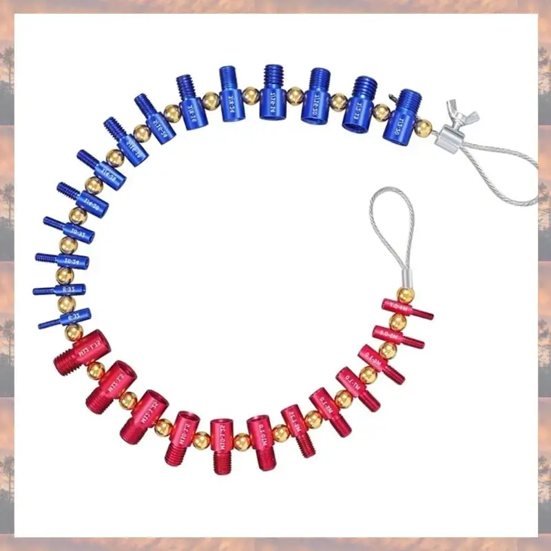 2025 Trend Nut And Bolt Thread Tester Removable Bolt And Nut Size Gauge Nut Thread Identifier