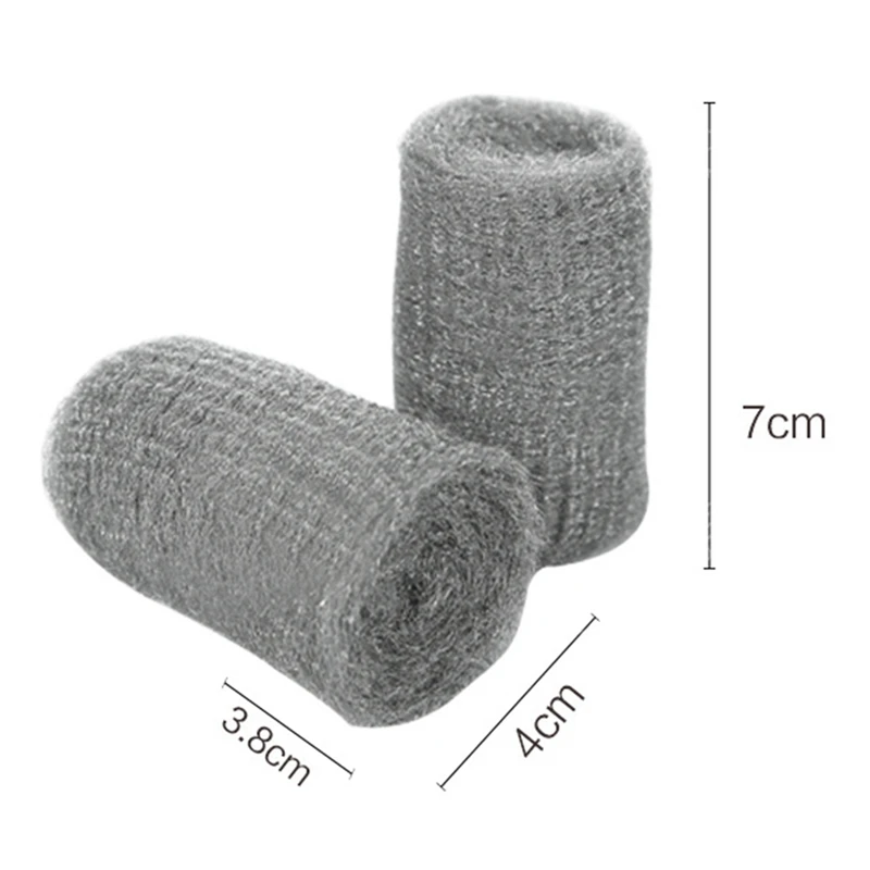 Hot 24Pack Steel Wool For Mice Control Wire Wool Mice Grade For Cleaning & Closing Small Holes Fine Wire Wool Rolka Szczurów