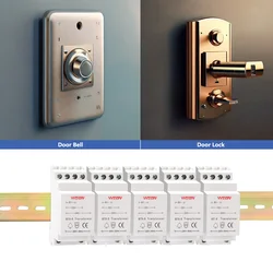 BT8-8 Doorbell Transformer 8/12/24V CE Approved Compatible with Ring/Bell/Bell Smart  rail type doorbell protector rated voltage