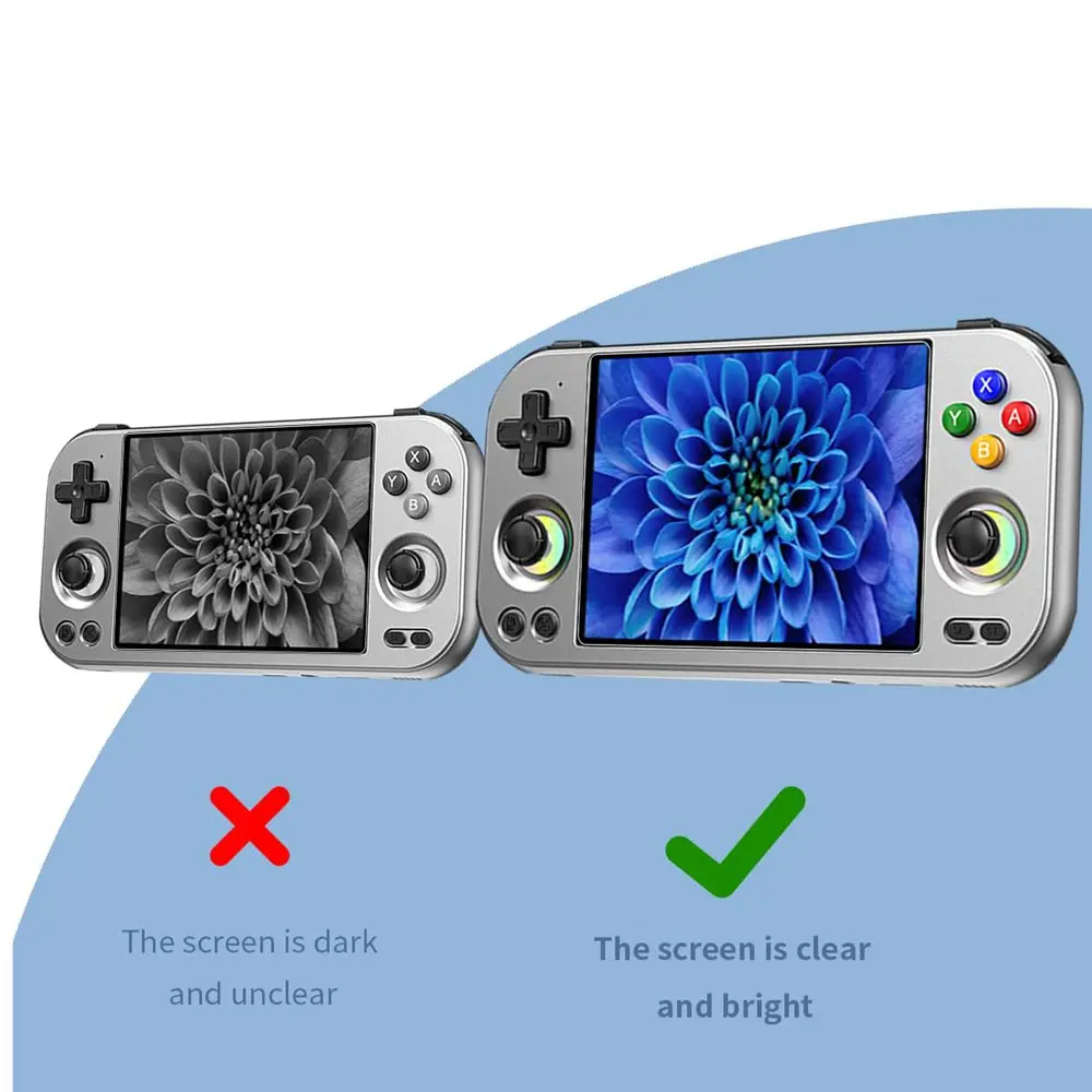 Protective Film for Anbernic RG477M Game Consoles HD Lens Protector Scratch-resistant Tempered Glass Films Gaming Accessories