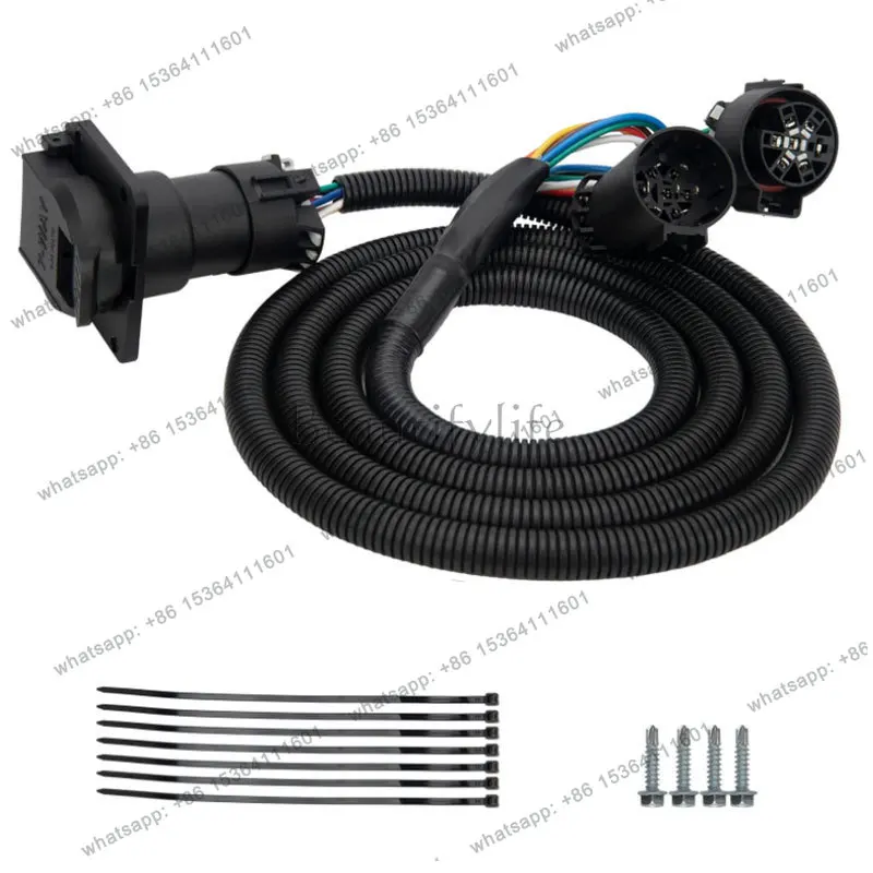 56070 American trailer wiring harness with original trailer connector 7 feet, wiring harness