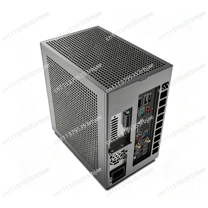 In Stock Spot Lzmod Mini A24-V6 2.0 Dual-slot Semi-high Single Display 1u Power Supply Itx Chassis 5.38 Liters