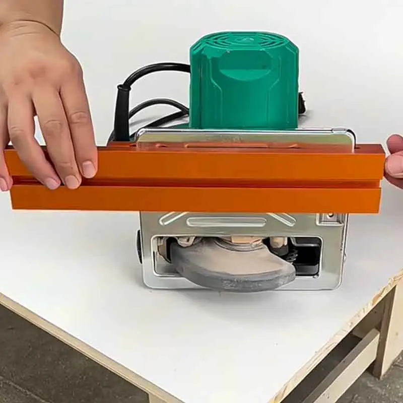 Circular Saw Guide Electric Milling Clamp Adjustable Base Plate Cutting Edge Positioner for Woodworking Metal DIY Alignment