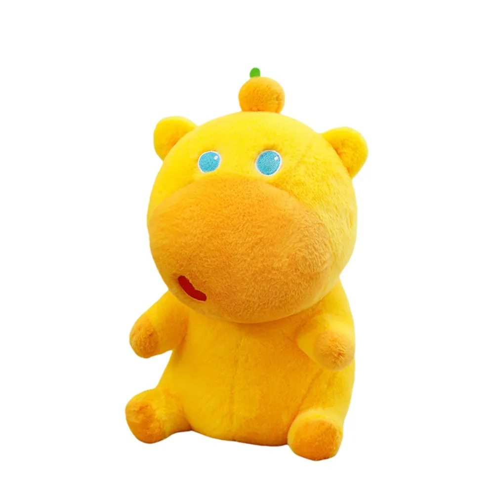 

Persimmon Capybara Lulu Plush Crossbody Bag Animal Doll Large Capacity Dolphin LULU Doll Plush Toy Zipper Closure Soft Touch