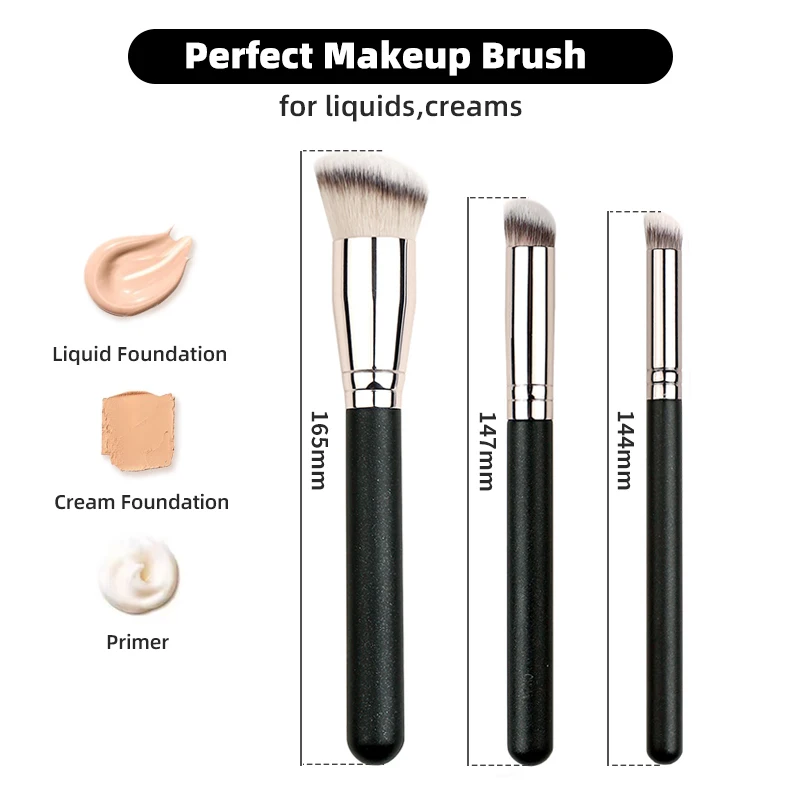 MyDestiny Foundation Concealer Makeup Brush 170/270/370 for Liquid Foundation Cover Dark Circles Acne Freckles MakeupTools