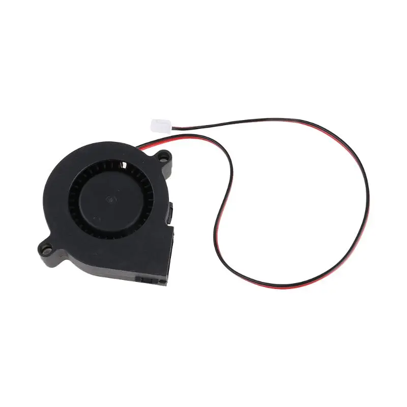 50mm x 15mm Blower Fan 5V 12V 24V 5015 Oil Bearing for DC Brushless Cooling Turbo Fan 2 Pin 15cm Cable for 3D Printer Ac