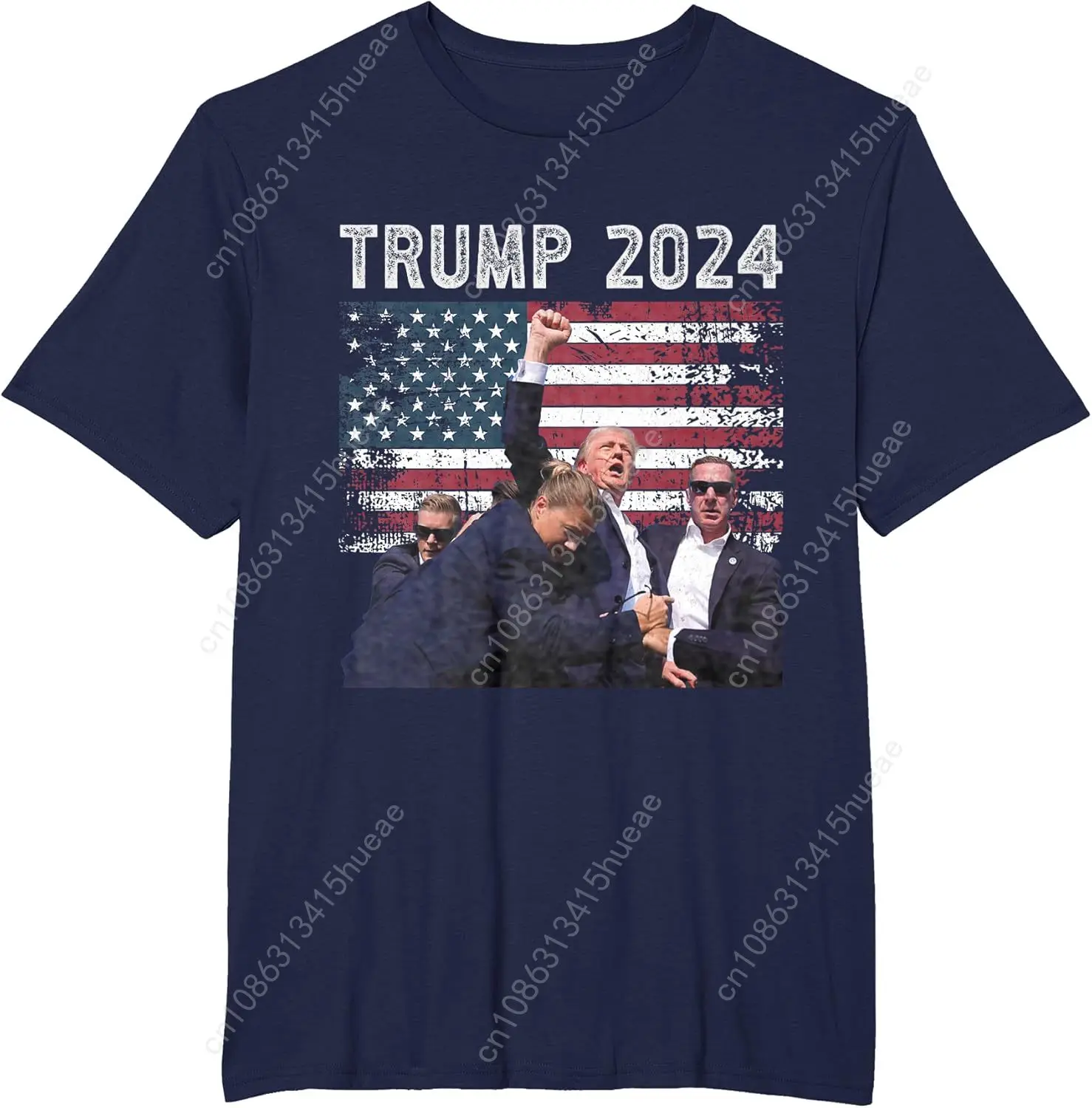 US Flag Donald Trump Election Rally Shooting 2024 T-Shirt