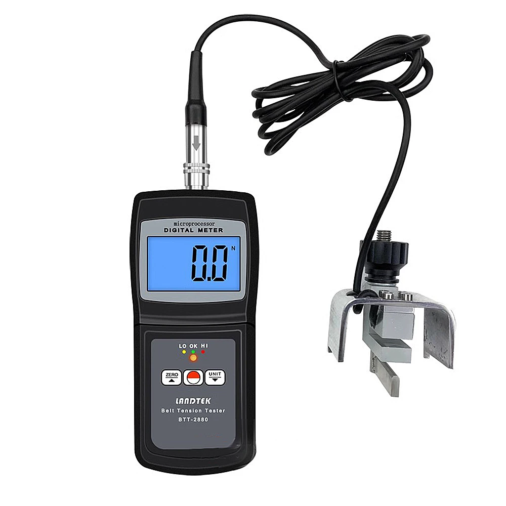 Digital display belt tension meter BTT-2880 belt tension meter 0N~750N textile chemical fiber cable film measuring instrument