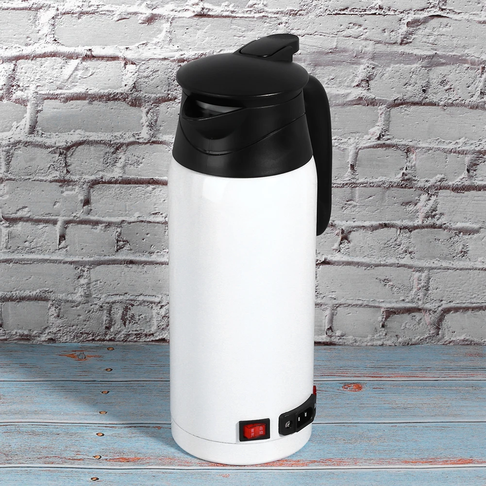 

Portable 800ml HighCapacity Electric Heating Kettle with Cigarette Lighter for Car Use 12V24V